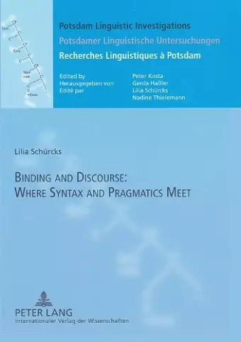 Binding and Discourse: Where Syntax and Pragmatics Meet cover