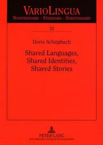 Shared Languages, Shared Identities, Shared Stories cover