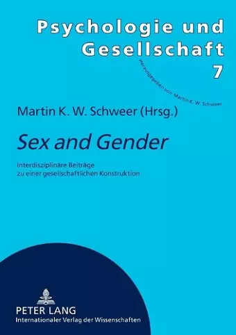 Sex and Gender cover