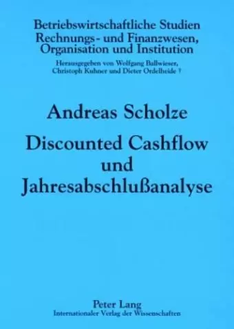 Discounted Cashflow Und Jahresabschlußanalyse cover