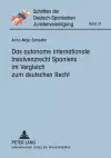 Das autonome internationale Insolvenzrecht Spaniens im Vergleich zum deutschen Recht cover