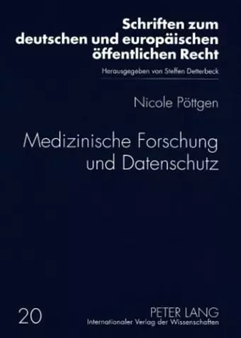 Medizinische Forschung Und Datenschutz cover