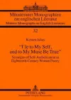 «I’le to My Self, and to My Muse Be True» cover