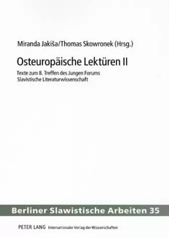 Osteuropaeische Lektueren II cover