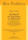 Der Begriff Des Terrorismus Im Voelkerrecht cover