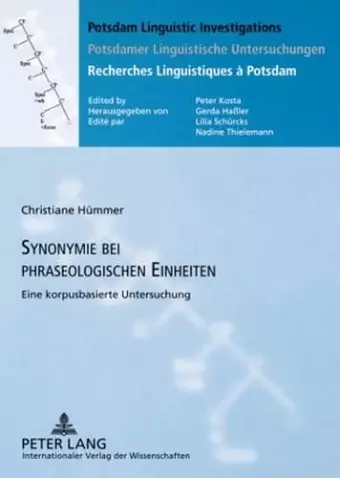 Synonymie Bei Phraseologischen Einheiten cover