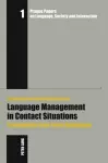 Language Management in Contact Situations cover