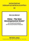 China – The New Developmental State? cover