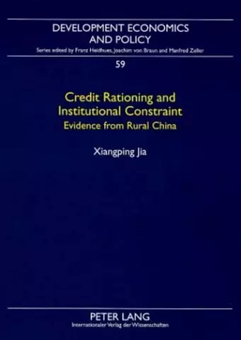 Credit Rationing and Institutional Constraint cover