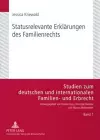 Statusrelevante Erklaerungen Des Familienrechts cover