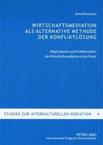 Wirtschaftsmediation ALS Alternative Methode Der Konfliktloesung cover