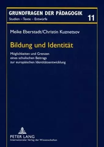 Bildung Und Identitaet cover