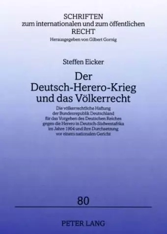 Der Deutsch-Herero-Krieg Und Das Voelkerrecht cover