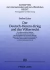 Der Deutsch-Herero-Krieg Und Das Voelkerrecht cover