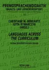 Languages Across the Curriculum cover