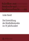 Die Entwicklung Des Mordtatbestandes Im 19. Jahrhundert cover