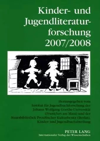 Kinder- Und Jugendliteraturforschung 2007/2008 cover