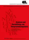 Analyse Und Vermittlung Von Gespraechskompetenz cover