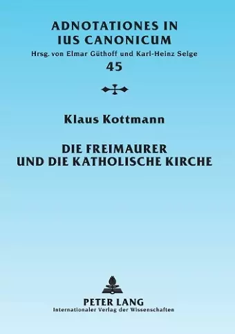 Die Freimaurer und die katholische Kirche cover