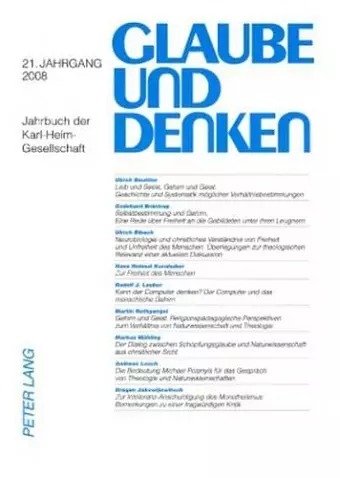 Glaube Und Denken cover