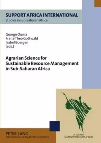 Agrarian Science for Sustainable Resource Management in Sub-Saharan Africa cover