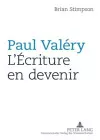 Paul Valéry: l'Écriture En Devenir cover