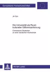 Die Universitaet ALS Raum Kultureller Differenzerfahrung cover