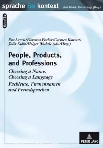 People, Products, and Professions cover