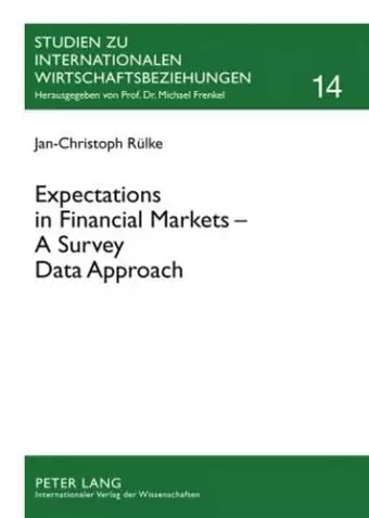 Expectations in Financial Markets – A Survey Data Approach cover