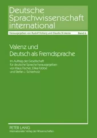 Valenz Und Deutsch ALS Fremdsprache cover