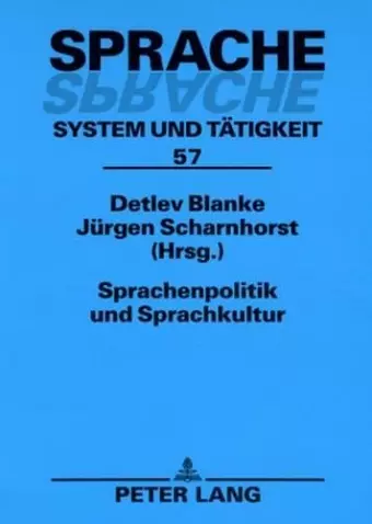 Sprachenpolitik Und Sprachkultur cover