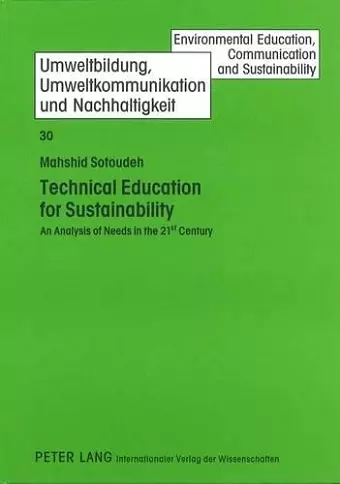 Technical Education for Sustainability cover