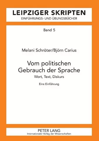 Vom politischen Gebrauch der Sprache cover