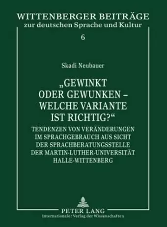 «Gewinkt Oder Gewunken - Welche Variante Ist Richtig?» cover