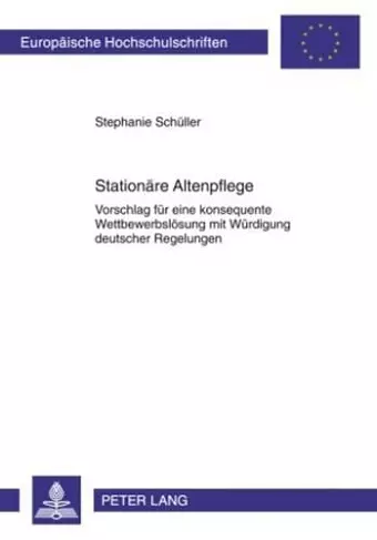 Stationaere Altenpflege cover