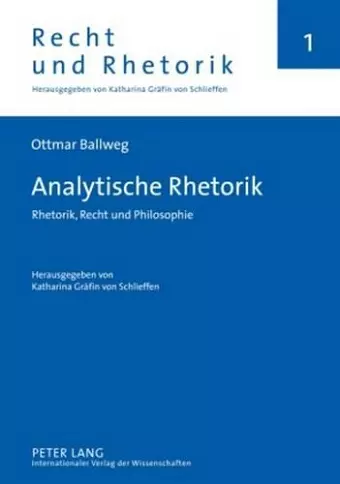 Analytische Rhetorik cover