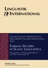 Formal Studies in Slavic Linguistics cover