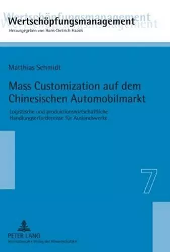 Mass Customization Auf Dem Chinesischen Automobilmarkt cover