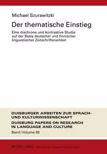 Der Thematische Einstieg cover