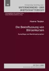 Die Beeinflussung Von Boersenkursen cover