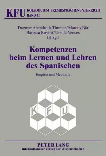 Kompetenzen Beim Lernen Und Lehren Des Spanischen cover