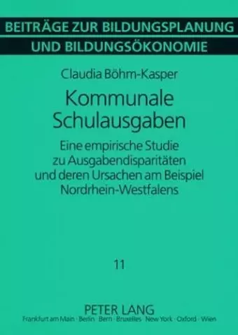 Kommunale Schulausgaben cover