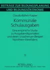 Kommunale Schulausgaben cover