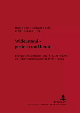 Widerstand - Gestern Und Heute cover