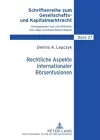 Rechtliche Aspekte Internationaler Boersenfusionen cover