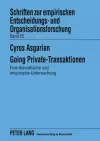 Going Private-Transaktionen cover