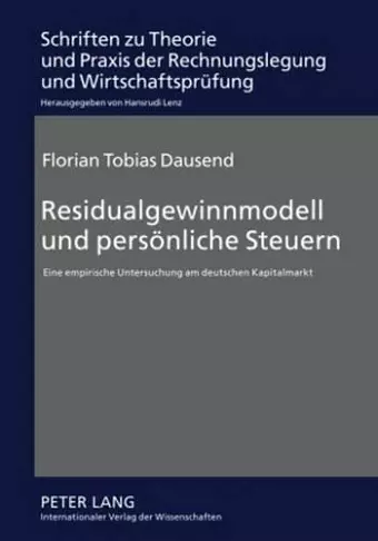 Residualgewinnmodell Und Persoenliche Steuern cover