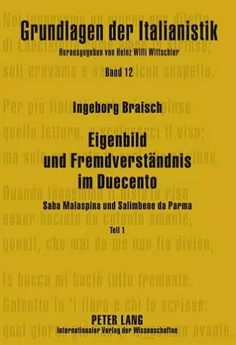 Eigenbild Und Fremdverstaendnis Im Duecento cover