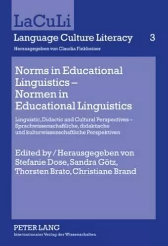 Norms in Educational Linguistics – Normen in Educational Linguistics cover