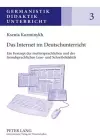 Das Internet Im Deutschunterricht cover